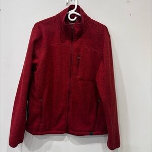 L.L Bean Full Zip Slightly Fitted Fleece Jacket Men’s Size Large REG